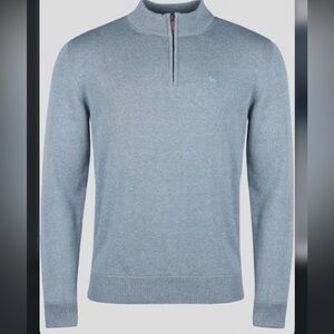 Magee 1866 Men’s 100% Cotton Quarter-Zip Sweater Size Large – Donegal, Ireland